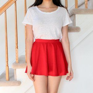 Ambiance Apparel Red A-line Skirt